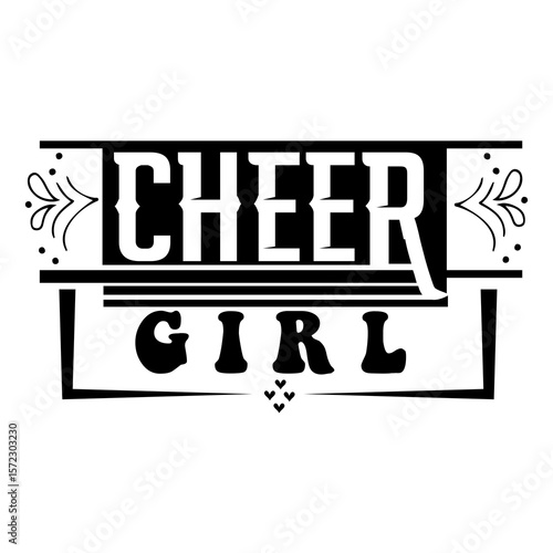 Cheer girl SVG Design
