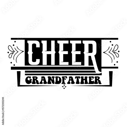 Cheer grandfather SVG Design
