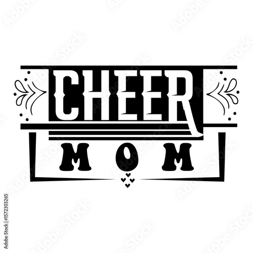 Cheer mom SVG Design
