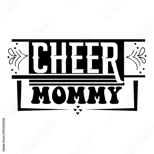 Cheer mommy SVG Design

