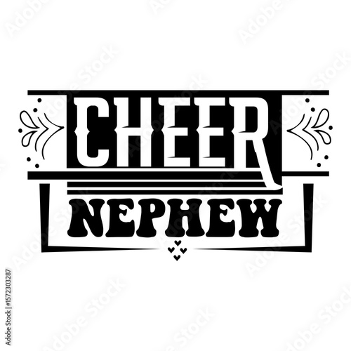 Cheer nephew SVG Design
