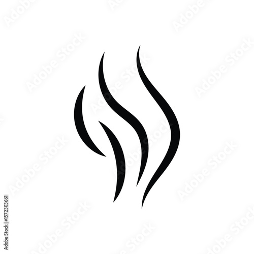 Smoke and Steam Icon Set. Hot Vapor, Smell, and Aroma Symbols. Cooking Fume and Warm Air Vector Collection.