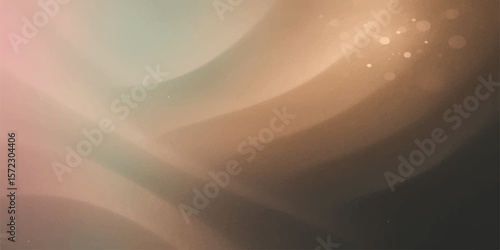 Brown and golden pastel abstract flow with soft smooth texture and dreamy wave design