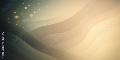 Warm light yellow abstract wave background with smooth flowing motion and soft tone