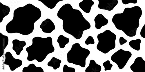 白黒の牛柄模様