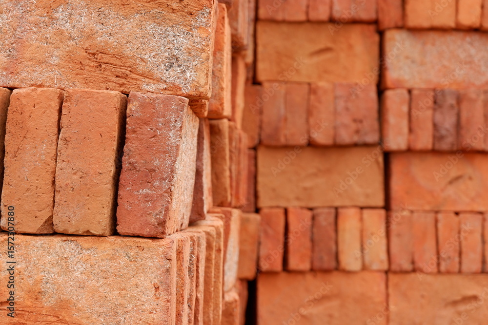Obraz premium orange brick detail texture