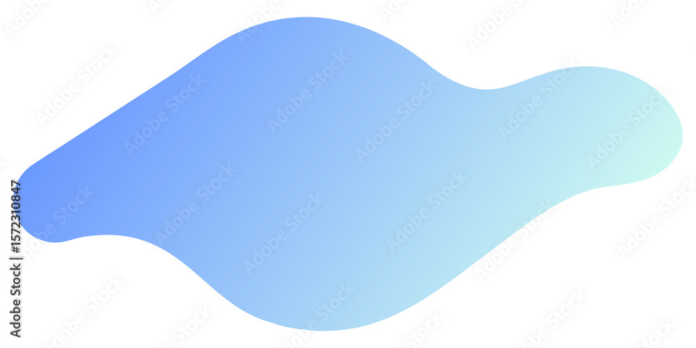 Fototapeta premium Fluid Blue Shape Gradient Modern Backdrop