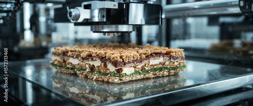 Retro-Futuristic Nutrient Bar Printing Technology