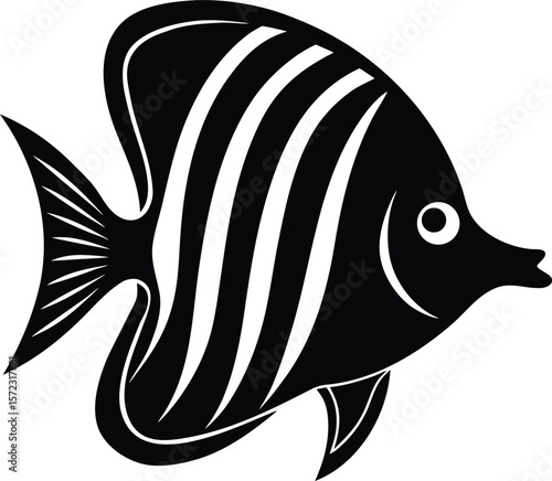 vector illustration of a fish