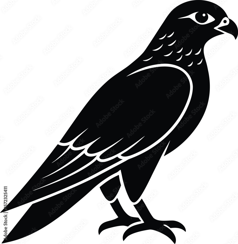 Obraz premium vector illustration of an eagle