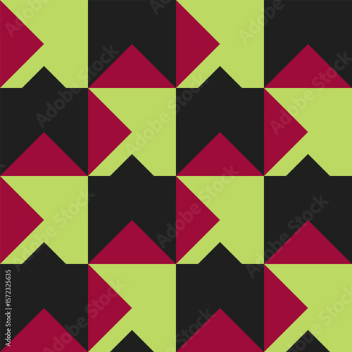 Abstract geometric seamless...