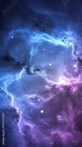 Abstract Nebula Galaxy Space Universe Star Cosmic Night Sky 4K