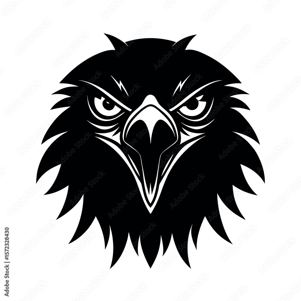 Fototapeta premium Lesser Spotted Eagle Angry Clip