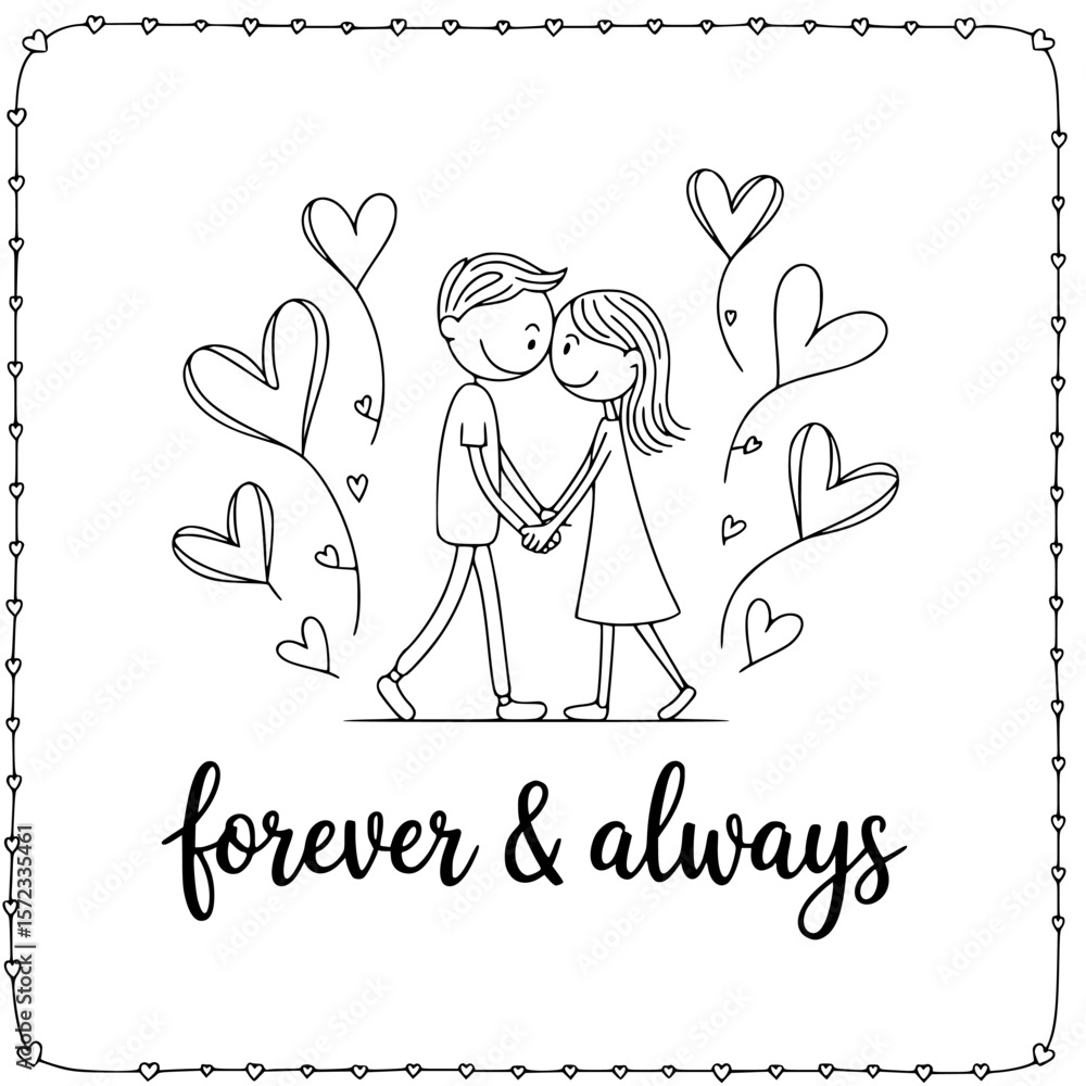 Romantic Journey Sunset Lovers Engagement Photo Vector Graphics