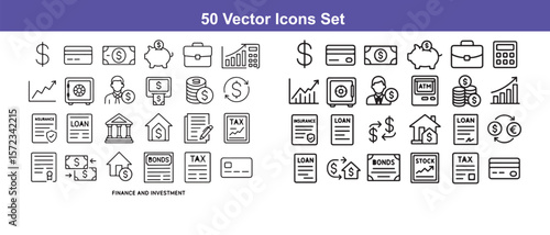 Vector Icons Set: Smart Home and Security