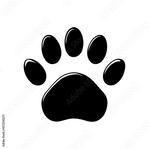 paw prints dog vector