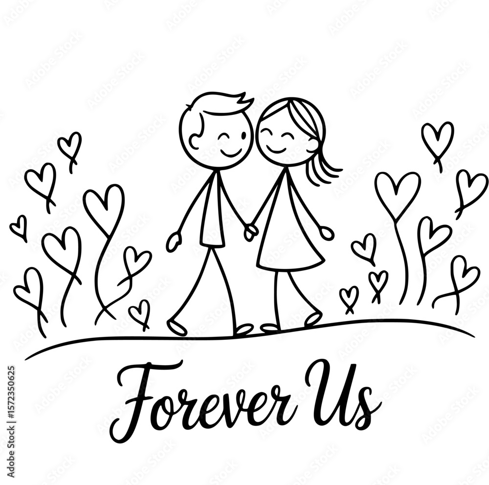 Love Waves Bridal Veil Romantic Journey Vector Graphics