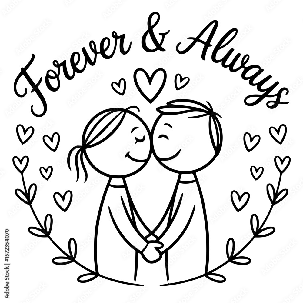 Couple With Pet Dog Couple With Pet Cat Couple With Bouquet Vector Graphics