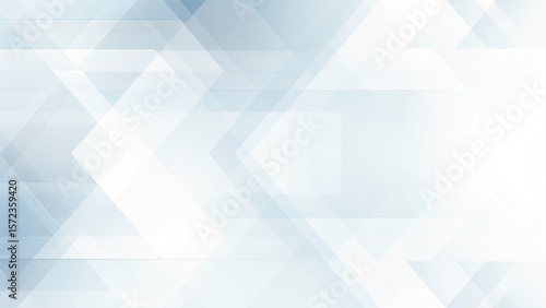 Abstract blue background with a futuristic geometric pattern of light diamond mosaic polygons