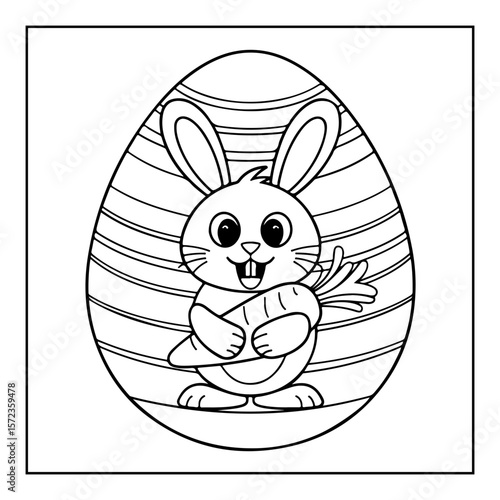 funny easter egg coloring pages
