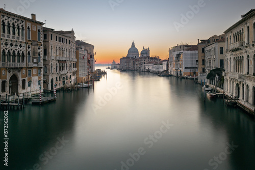 The Accademia Bridge is the southernmost of the four Venice bridges that cross the Grand Canal.