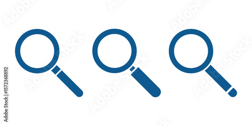 Magnifying glass icon for search . Zoom and enlarge sign. Magnifier pictogram. Research tool concept. search icon . eps 10 