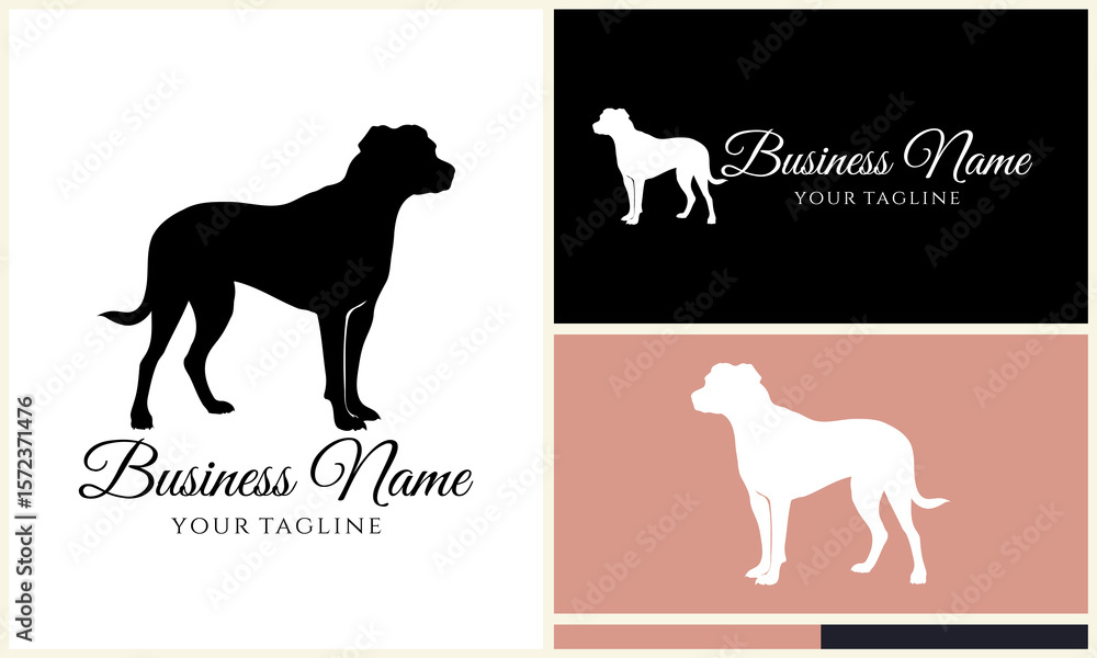 Obraz premium Dog Logo Design Variations. (3)