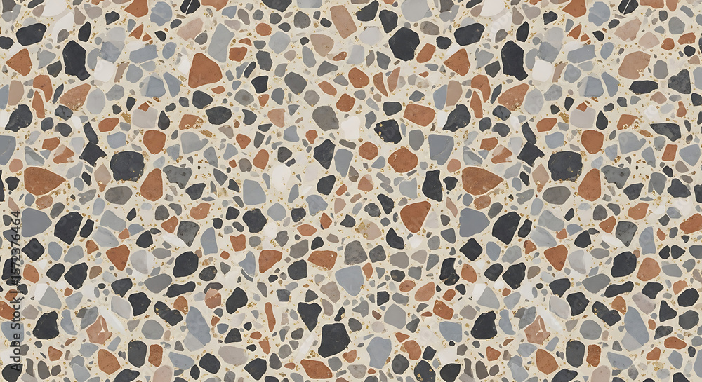 Terrazzo Stone Texture Seamless Background Pattern. Terrazzo Stone Texture Seamless Background Pattern.