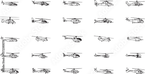 military helicopter silhouette.