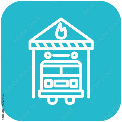 Fire Station Icon