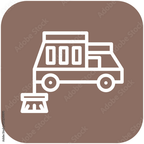 Street Sweeping Icon