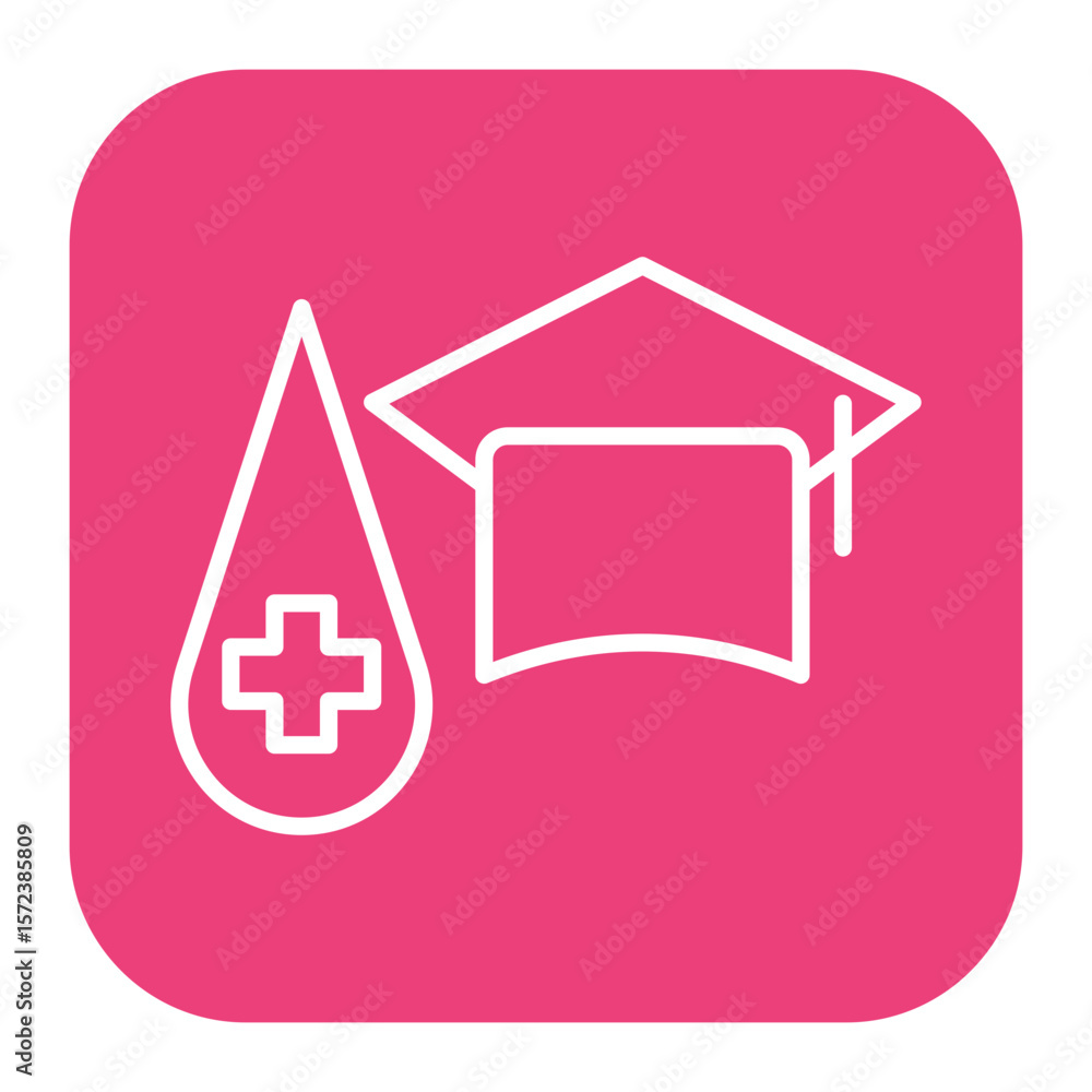 Obraz premium Diabetes Education Icon