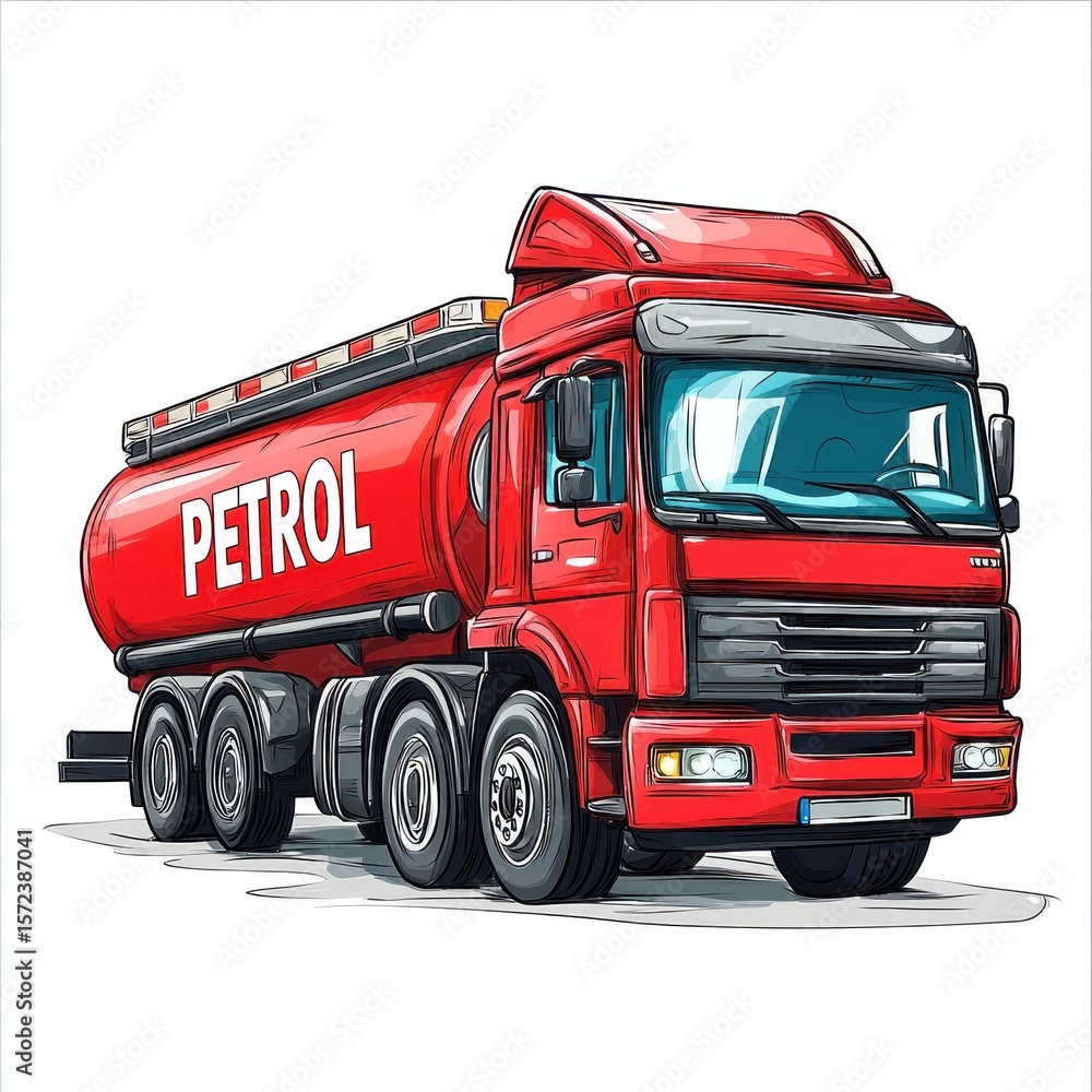 Petrol Tanker Truck isolated on white background. Fuel Truck icon. Industrial Vehicle. Oil Tanker Truck. Gasoline Transport Truck. Heavy Fuel Vehicle on white. Petrol Tanker Truck isolated on white. Petrol Tanker Truck isolated on white background. Fuel Truck icon. Industrial Vehicle. Oil Tanker Truck. Gasoline Transport Truck. Heavy Fuel Vehicle on white. Petrol Tanker Truck isolated on white.