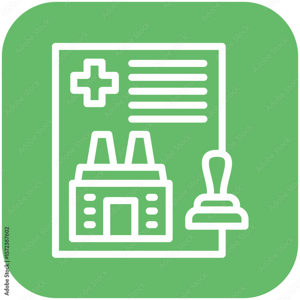 Obraz premium Industry Regulations Icon