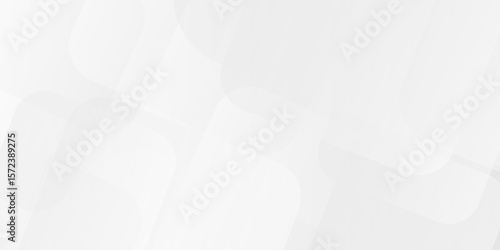 White and gray overlap triangle geometric technology pattern. minimal rectangle randomly arranged white lines transparent background layers overlapping presentation design.