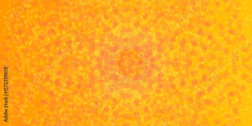 Bright yellow and orange texture pattern with bubbles and light for a vibrant backdrop design.