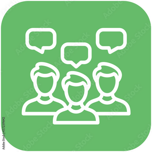 Public Opinion Icon
