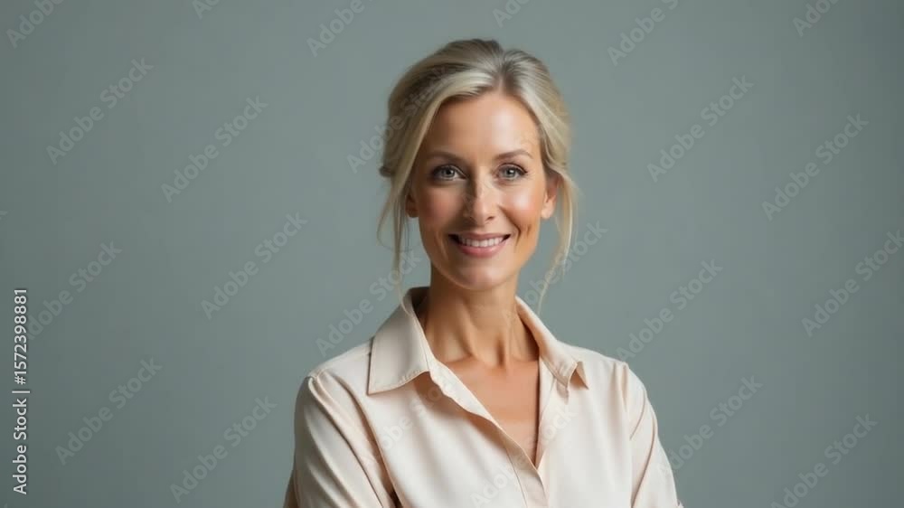 Mature Professional Woman with Warm Smile Mature Professional Woman with Warm Smile