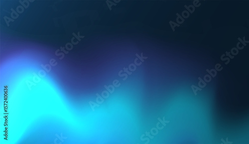 A fluid and modern gradient wallpaper in cool tones with cyan and cerulean hues blending smoothly into deeper navy shades, creating a visually calming abstract backdrop