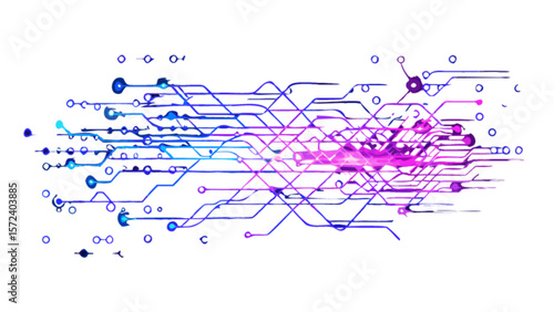 Abstract technology circuit board design concept