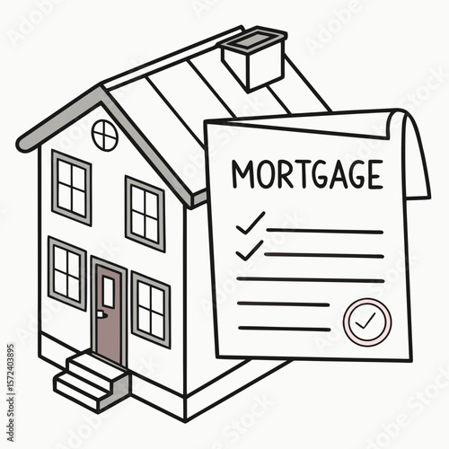 House mortgage approval document loan
