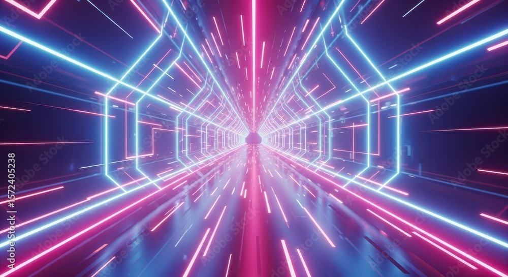 Naklejka premium Futuristic Tech Background – Digital Abstract Design for Technology Concepts