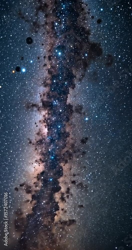 Deep Space Milky Way Core - Cosmic Starfield Journey