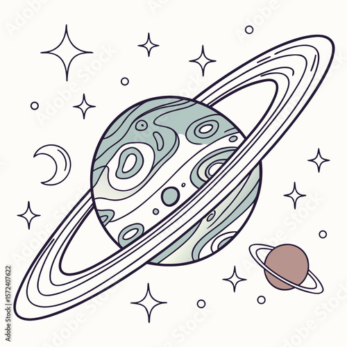 Ringed celestial bodies and stars planet ringed planet