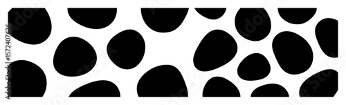 cow skin pattern seamless vector background