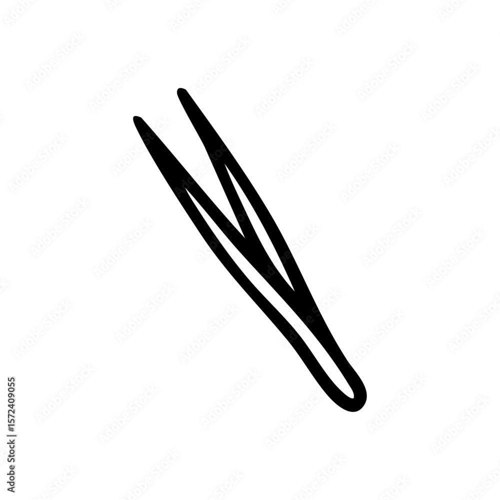 ピンセット 線画 手書き ピンセット 線画 手書き