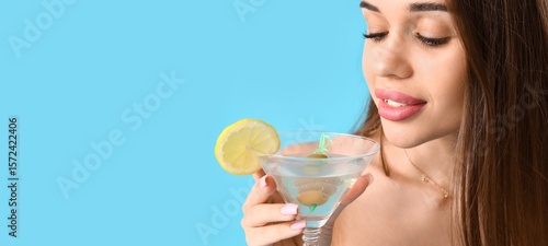 Beautiful young woman with ...