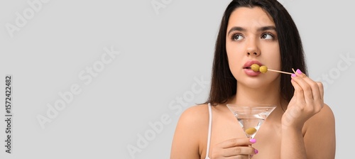 Beautiful young woman with ...