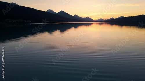 Wallpaper Mural sunset over lake Torontodigital.ca