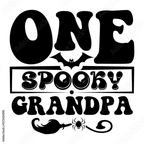 One spooky grandpa SVG Design

